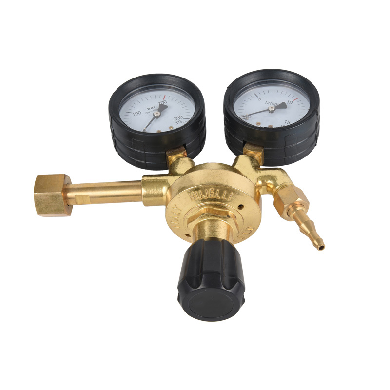 Italian Type Nitrogen Regulator Brass Body regulator with Integrated Safety Valve and Shut-off Valve