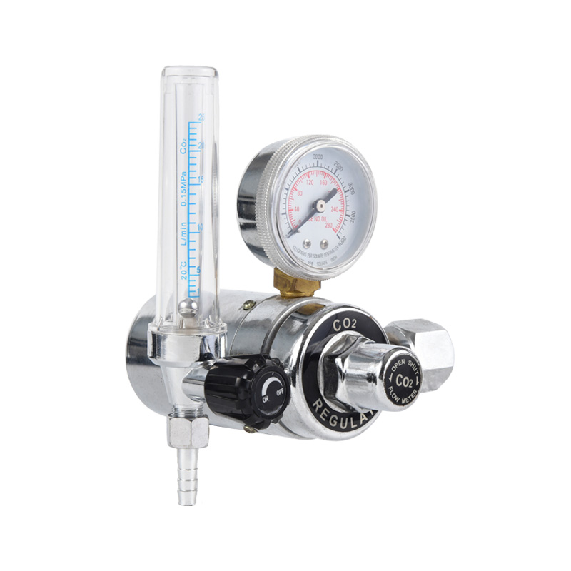 Heated Type Carbon Dioxide CO2 Regulator Full Brass Gas Regulator with Adjustable Pressure