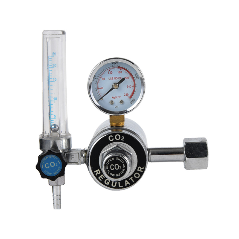 Heated Type Carbon Dioxide CO2 Regulator Full Brass Gas Regulator with Adjustable Pressure