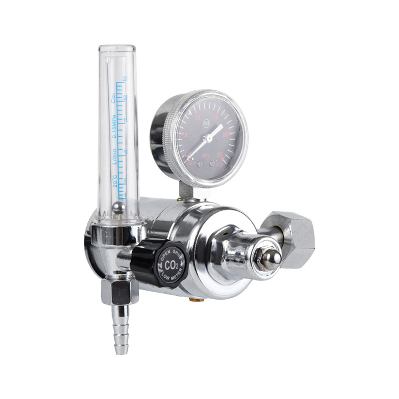 Heated Type Carbon Dioxide CO2 Regulator Full Brass Gas Regulator with Adjustable Pressure