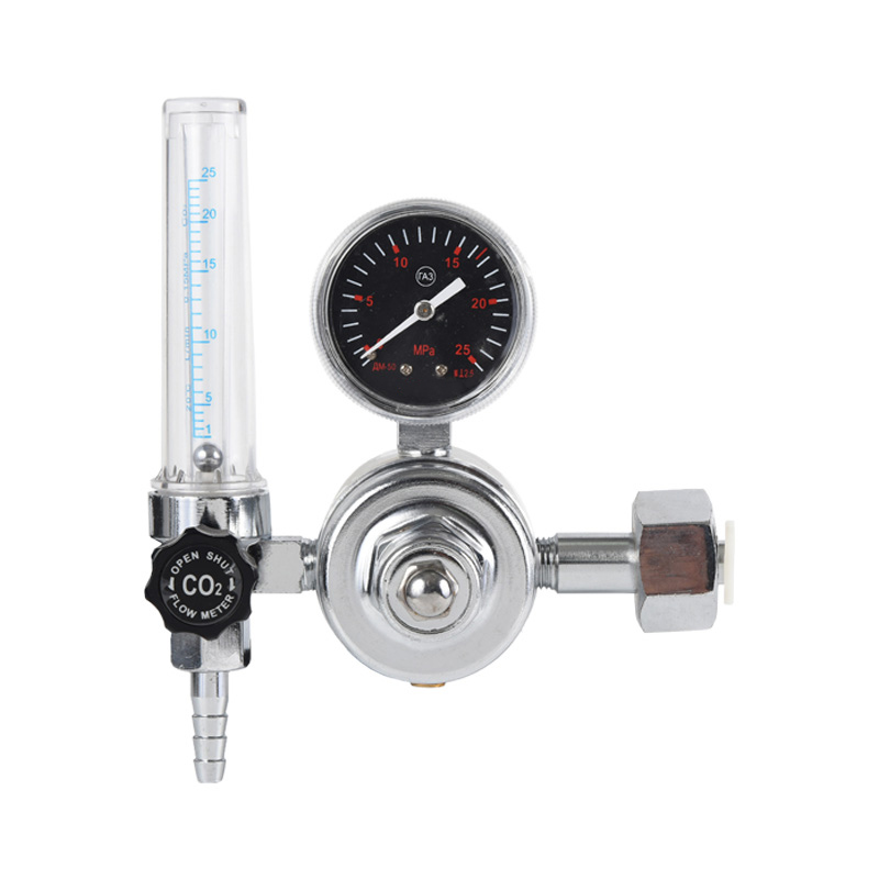 Heated Type Carbon Dioxide CO2 Regulator Full Brass Gas Regulator with Adjustable Pressure