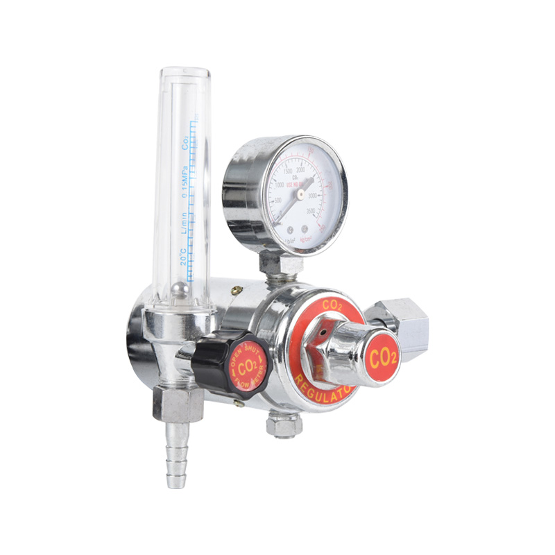 Heated Type Carbon Dioxide CO2 Regulator Full Brass Gas Regulator with Adjustable Pressure