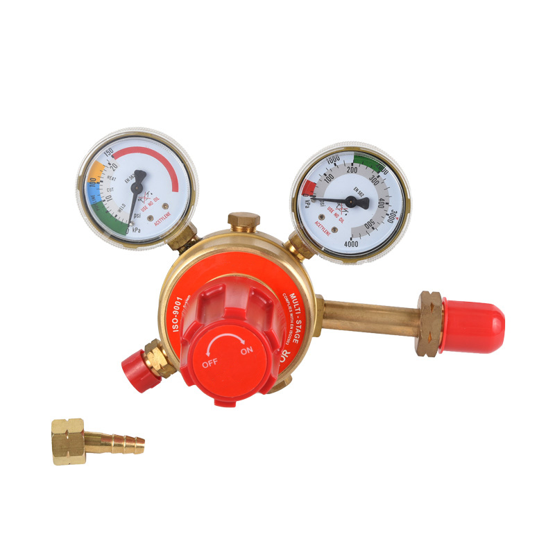 Two Stage Acetylene Regulator Russica Type