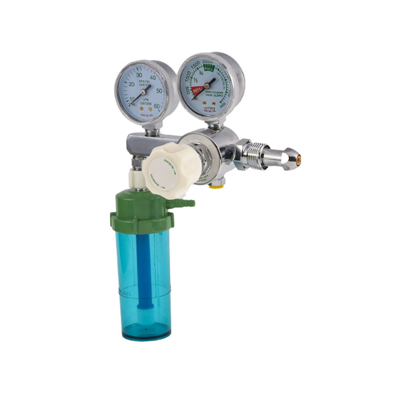 Complete Release Valve Design With Two Gauges Buoy-Type Medical Oxygen Regulator Dy-A01 Series