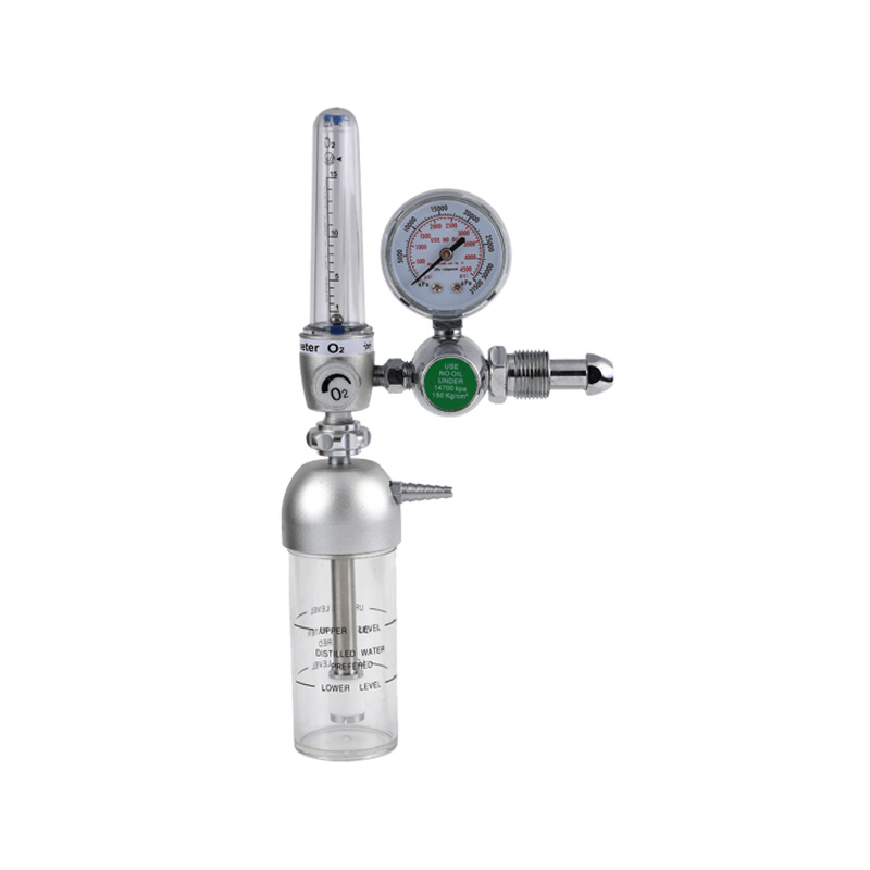 Polishing Process Buoy-Type Medical Oxygen Regulator Dy-A03 Series With Humidifier Made By Aluminum